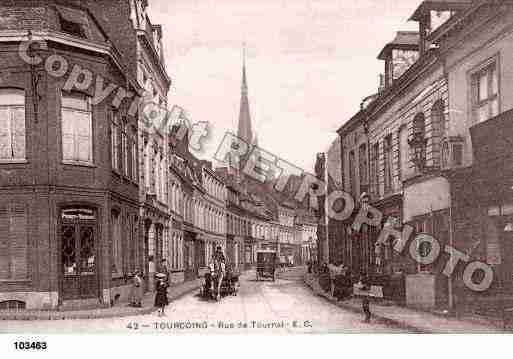 Ville de TOURCOING, carte postale ancienne