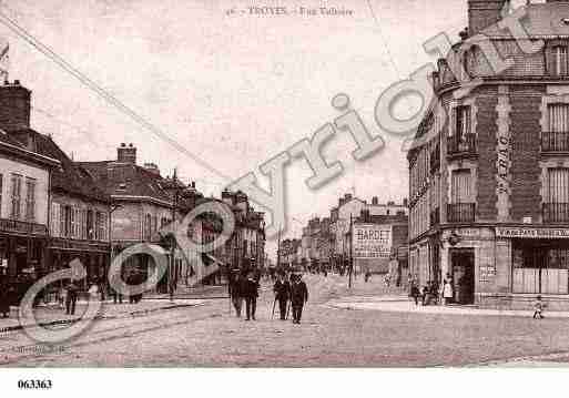 Ville de TROYES, carte postale ancienne