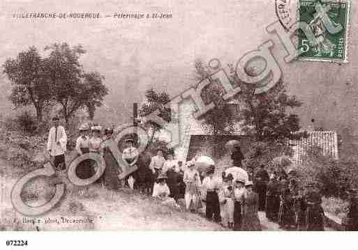 Ville de VILLEFRANCHEDEROUERGUE, carte postale ancienne