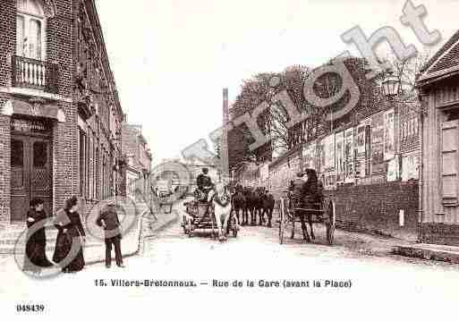 Ville de VILLERSBRETONNEUX, carte postale ancienne