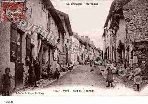 Ville de VITRE, carte postale ancienne