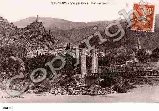 Ville de VOLONNE, carte postale ancienne