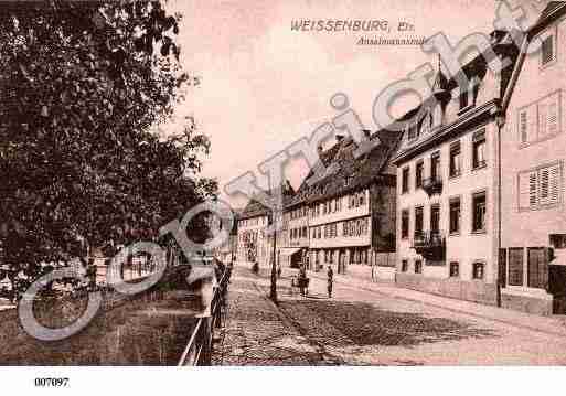 Ville de WISSEMBOURG, carte postale ancienne