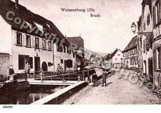 Ville de WISSEMBOURG, carte postale ancienne