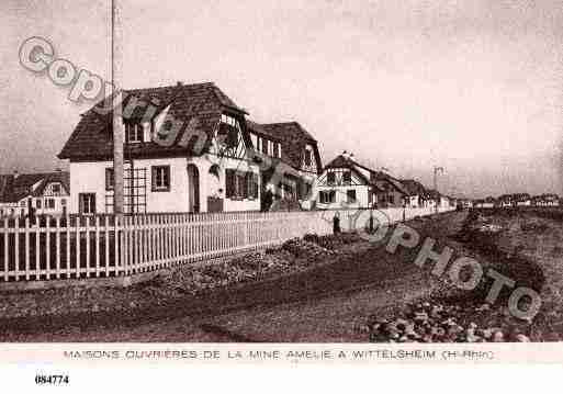 Ville de WITTELSHEIM, carte postale ancienne