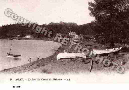 Ville de AGAY, carte postale ancienne