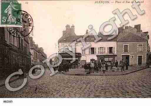 Ville de ALENCON, carte postale ancienne