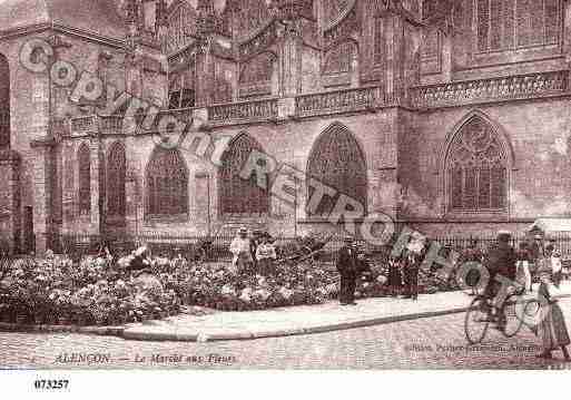 Ville de ALENCON, carte postale ancienne