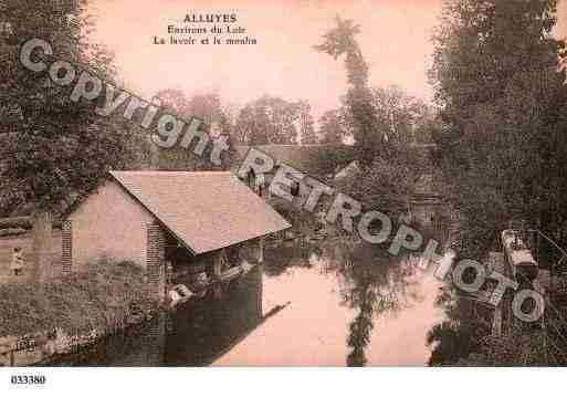 Ville de ALLUYES, carte postale ancienne