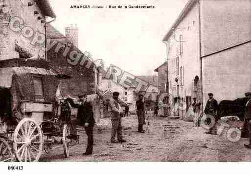 Ville de AMANCEY, carte postale ancienne