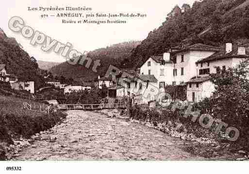 Ville de ARNEGUY, carte postale ancienne