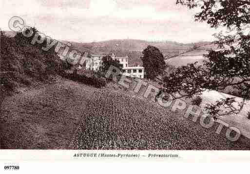 Ville de ASTUGUE, carte postale ancienne