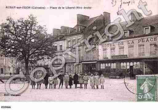 Ville de AUNAYSURODON, carte postale ancienne