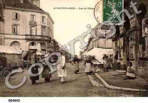 Ville de AUNAYSURODON, carte postale ancienne