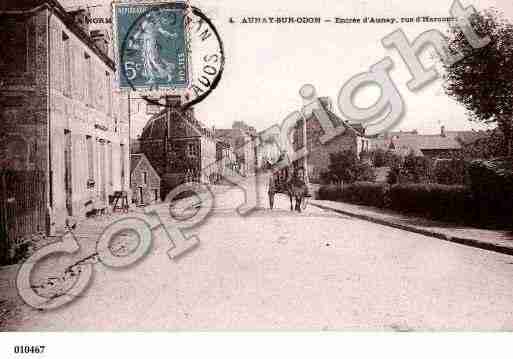 Ville de AUNAYSURODON, carte postale ancienne