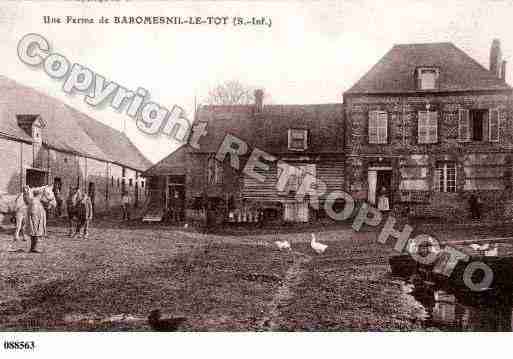 Ville de BAROMESNIL, carte postale ancienne Ville de BAROMESNIL, carte postale ancienne