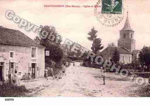 Ville de BEAUCHARMOY, carte postale ancienne