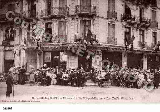 Ville de BELFORT, carte postale ancienne Ville de BELFORT, carte postale ancienne