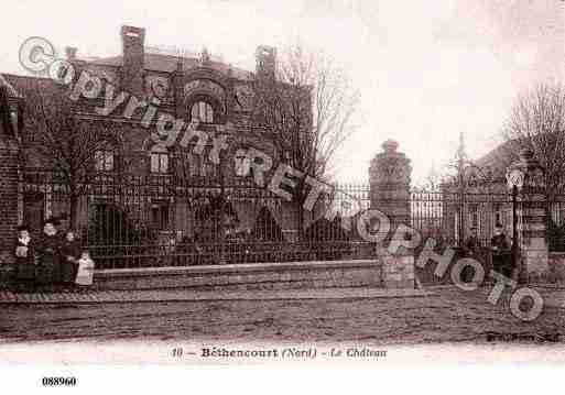 Ville de BETHENCOURT, carte postale ancienne