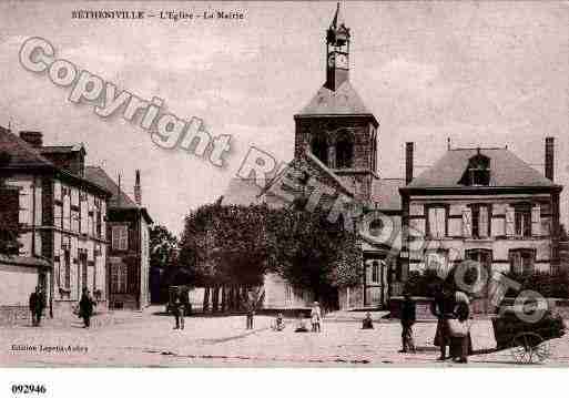 Ville de BETHENIVILLE, carte postale ancienne