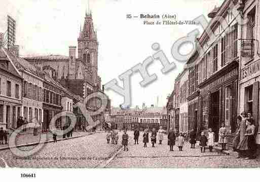 Ville de BOHAINENVERMANDOIS, carte postale ancienne