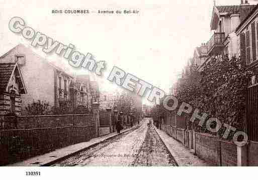 Ville de BOISCOLOMBES, carte postale ancienne