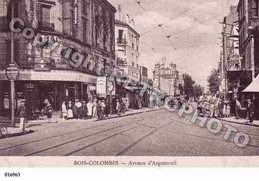 Ville de BOISCOLOMBES, carte postale ancienne