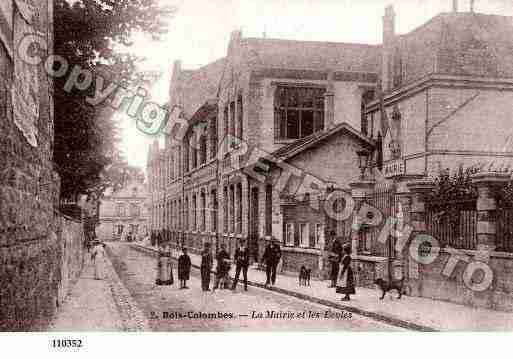 Ville de BOISCOLOMBES, carte postale ancienne