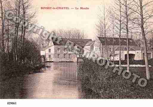 Ville de BOISSYLECHATEL, carte postale ancienne