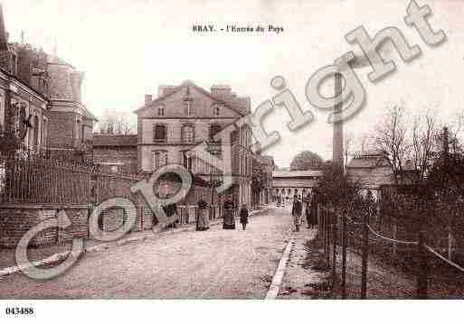 Ville de BRAYETLU, carte postale ancienne