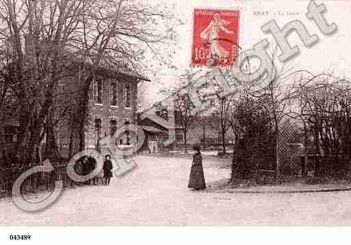 Ville de BRAYETLU, carte postale ancienne