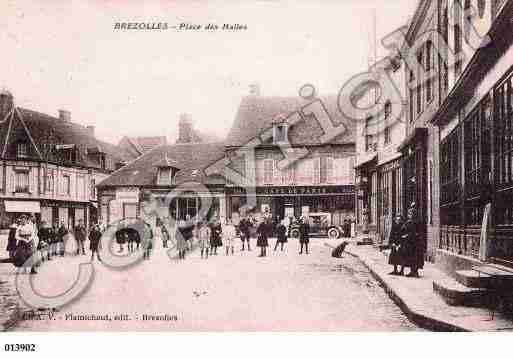 Ville de BREZOLLES, carte postale ancienne