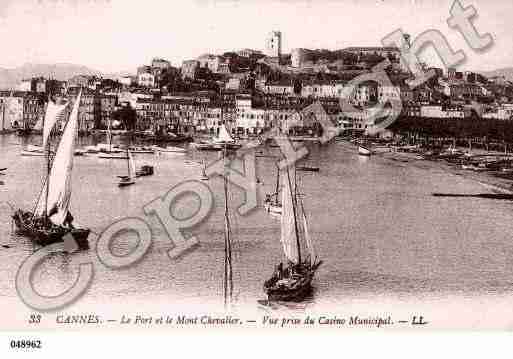 Ville de CANNES, carte postale ancienne