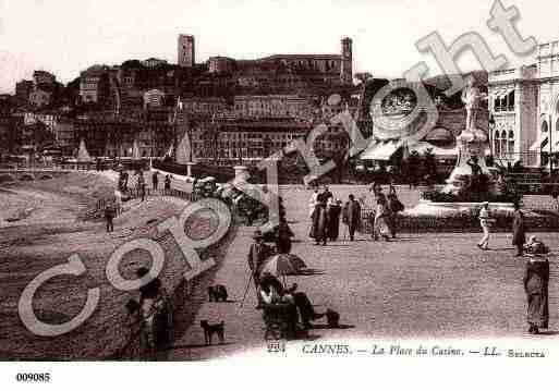 Ville de CANNES, carte postale ancienne