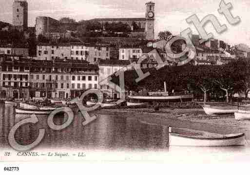 Ville de CANNES, carte postale ancienne