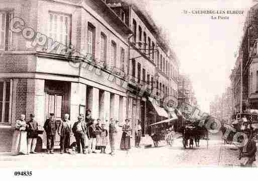 Ville de CAUDEBECLESELBEUF, carte postale ancienne