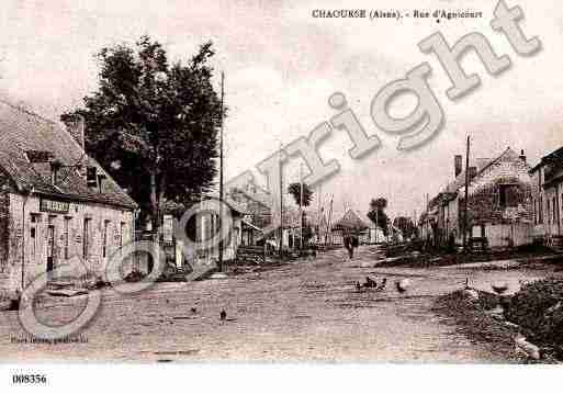 Ville de CHAOURSE, carte postale ancienne