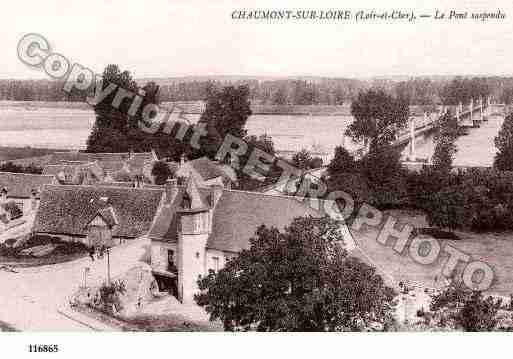 Ville de CHAUMONTSURLOIRE, carte postale ancienne