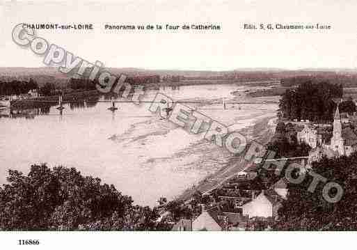 Ville de CHAUMONTSURLOIRE, carte postale ancienne