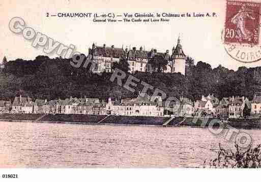 Ville de CHAUMONTSURLOIRE, carte postale ancienne