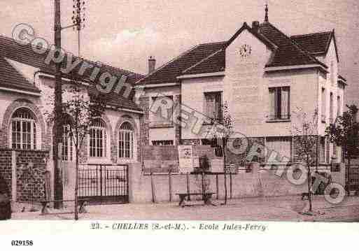 Ville de CHELLES, carte postale ancienne