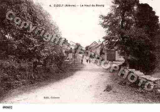 Ville de CIZELY, carte postale ancienne