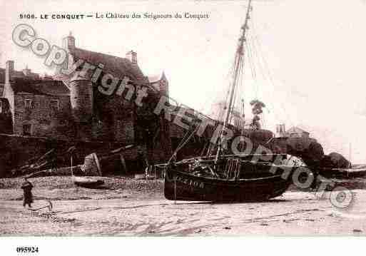 Ville de CONQUET(LE), carte postale ancienne