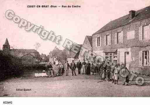 Ville de CUIGYENBRAY, carte postale ancienne