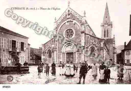 Ville de CUISEAUX, carte postale ancienne