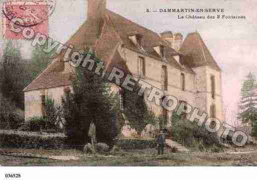 Ville de DAMMARTINENSERVE, carte postale ancienne