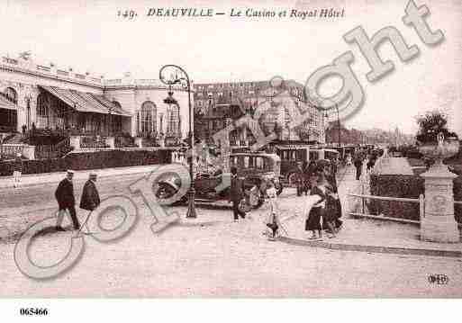 Ville de DEAUVILLE, carte postale ancienne