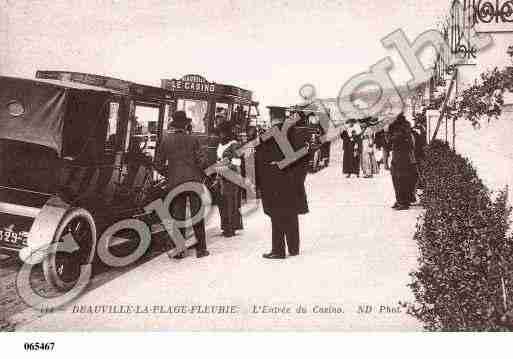 Ville de DEAUVILLE, carte postale ancienne