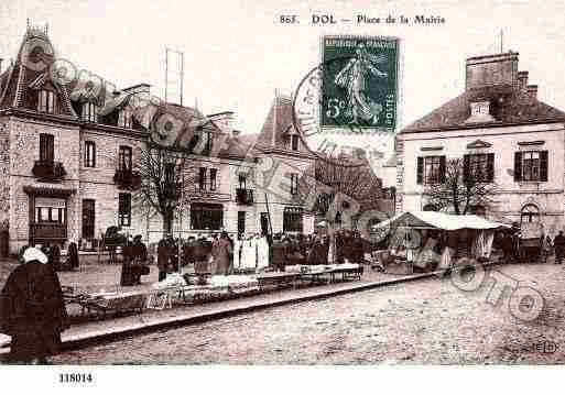 Ville de DOLDEBRETAGNE, carte postale ancienne