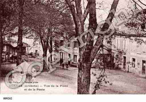 Ville de DORNAS, carte postale ancienne